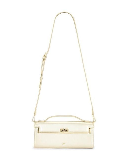 JW PEI White Bria Structured Top Handle Bag