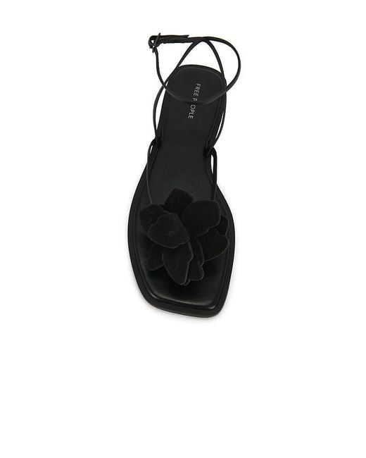 Free People Black Mismatch Magnolia Sandal