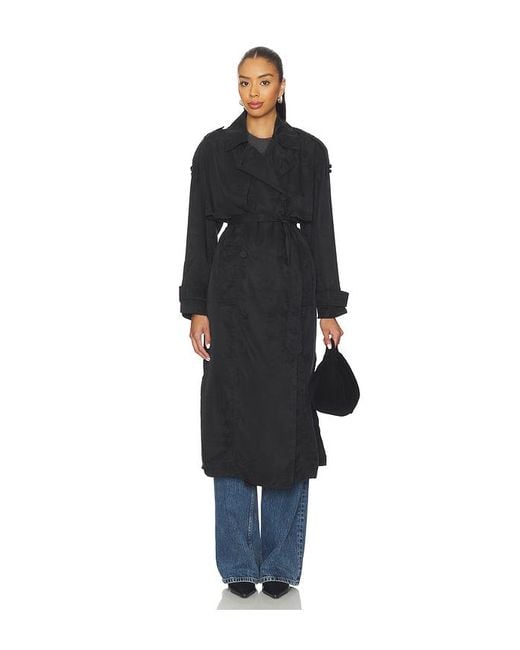 AllSaints Black Mantel Linnie