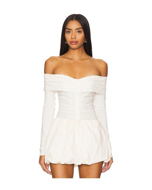 The Line By K White Lunar Bodysuit