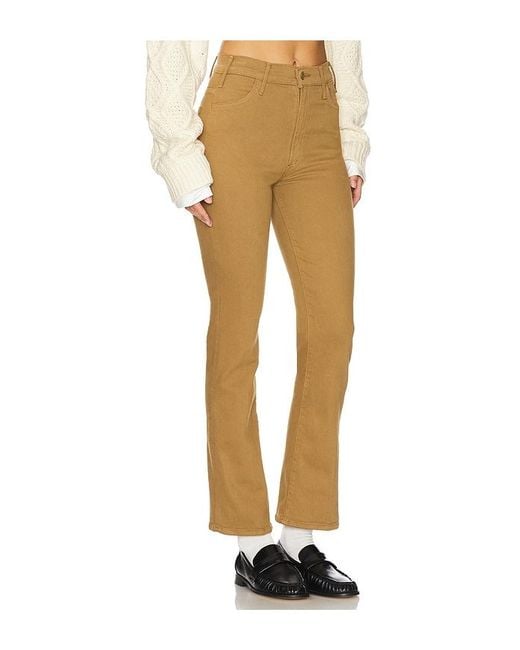 Mother Natural High-Rise Flood Jeans