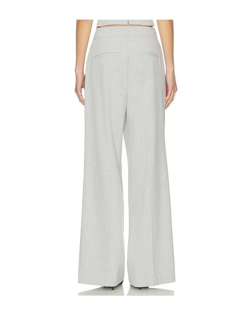 GOOD AMERICAN White Essential Suiting Trousers