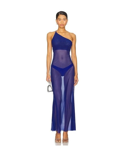 Bondeye Blue Amelia Maxi Dress