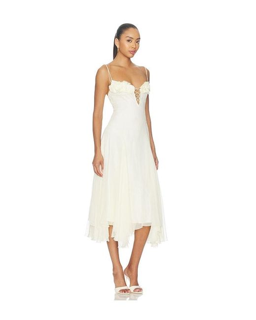 Mirror Palais White Valentina Dress