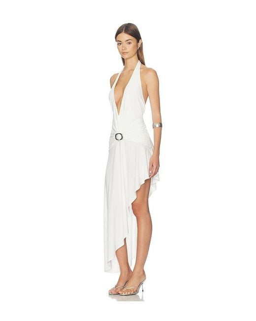 GUIZIO White Sylvie Dress