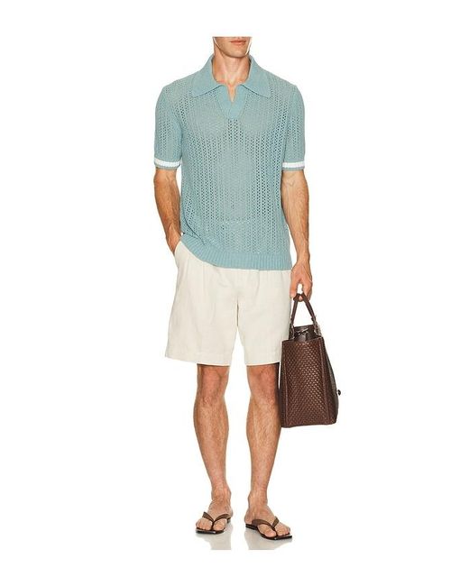 CHE Blue Asta Knitted Shirt for men