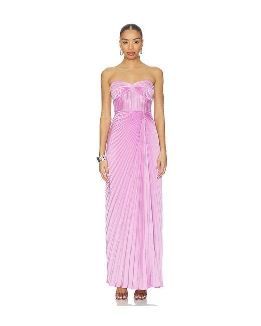 AMUR Pink Joyceann Sweetheart Gown