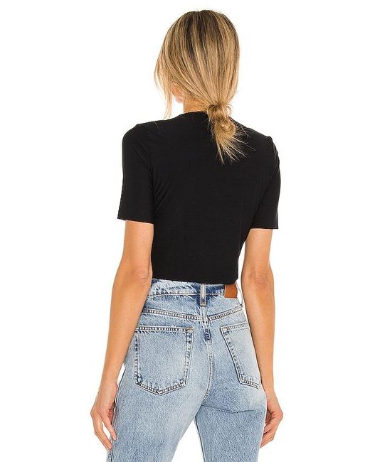Commando Black Butter Cropped Tee
