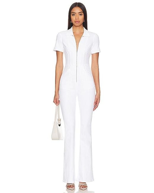 Free People White X We The Free Jayde Flare Jumpsuit