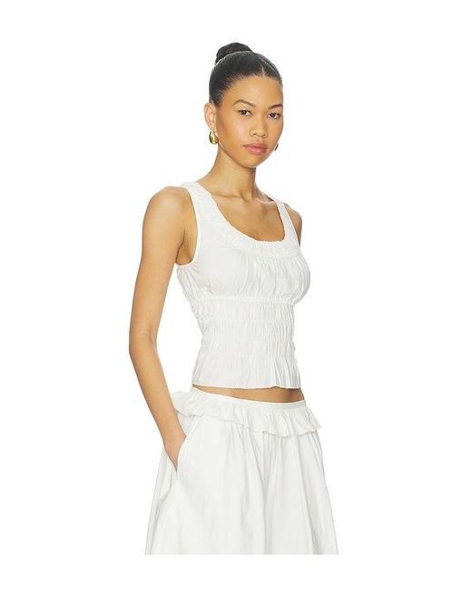 Ciao Lucia White Louisa Top