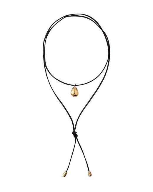 Eliou Blue Nitta Wrap Necklace