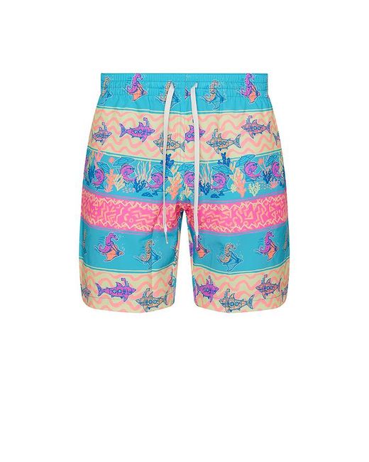 Chubbies Blue The Rodeo Stingray 7 Swim Short for men