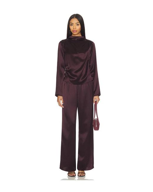 Line & Dot Purple X Revolve Petrea Long Sleeve Top