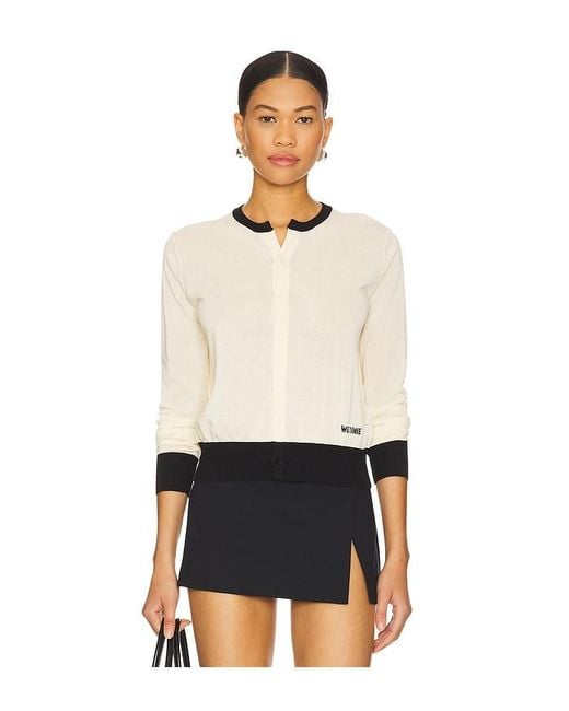 we11done White Knit Cardigan