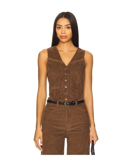 Levi's Brown Braided Vest
