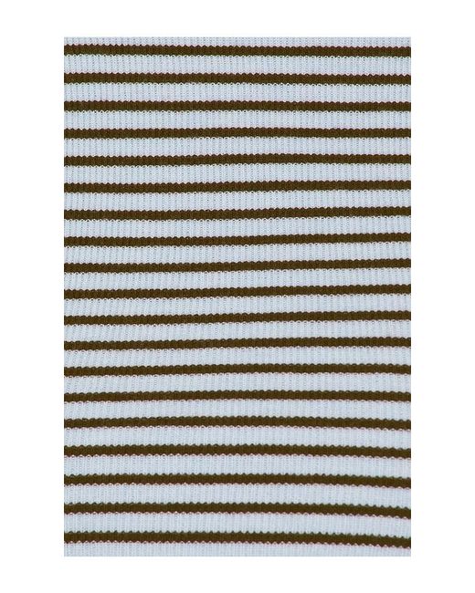 Frankie's Bikinis White Tucker Cloud Knit Turtleneck Sweater