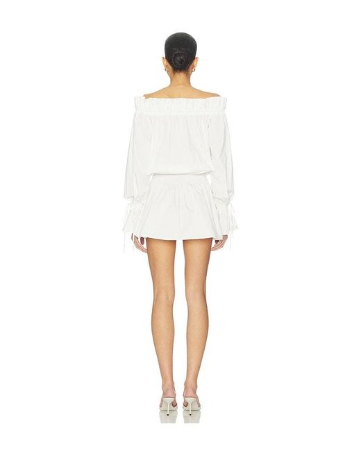 MORE TO COME White Inara Mini Dress