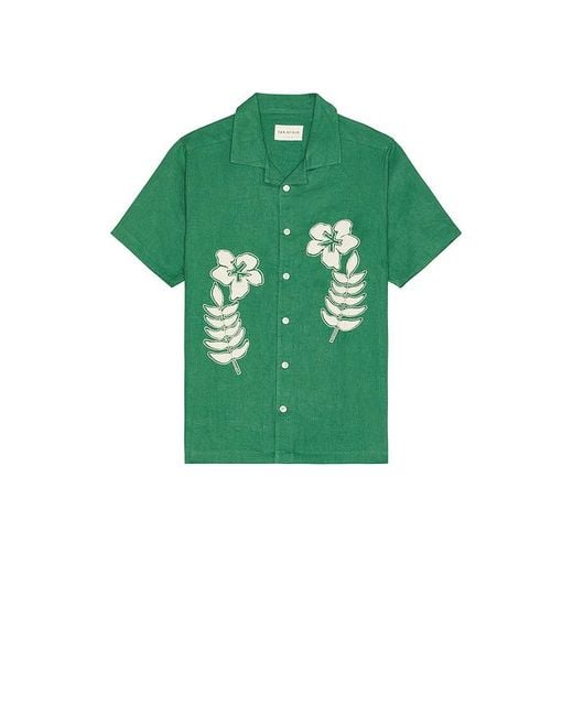 Far Afield Hemd Stachio in Green für Herren