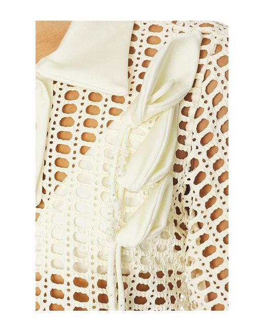 PATBO Natural Selene Mesh Shirt