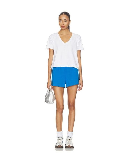 PERFECTWHITETEE White Crispy Cotton V Neck Tee