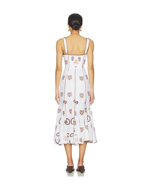 Charo Ruiz White Naia Long Dress