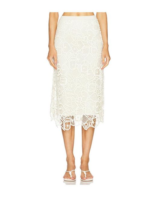 Falda Shay En Color Blanco Talla (También En 4) A.L.C. de color White