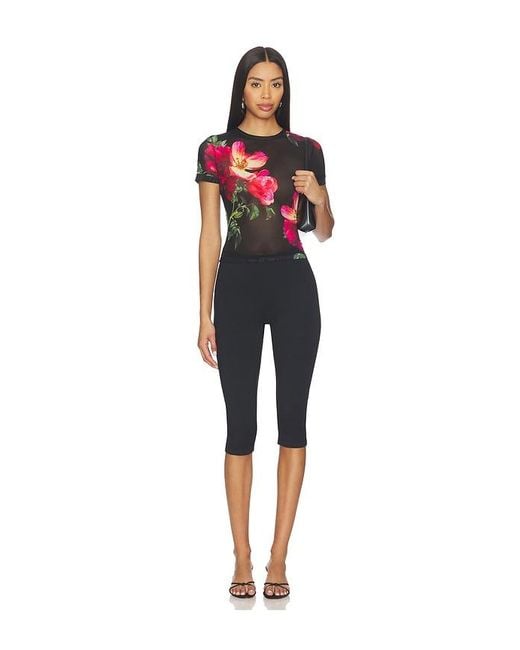 Alice + Olivia Multicolor Tess Crew Neck Tee