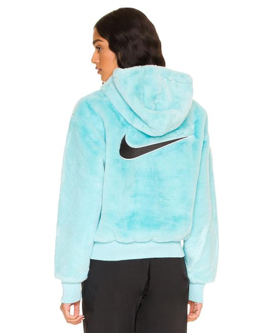 Nike Nsw Essential Faux Fur Jacket in 
