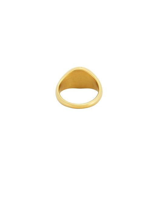 petit moments White Initial Love Letter Ring