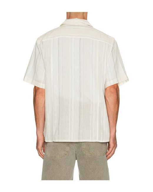 Asher White Rick Camp Shirt for men