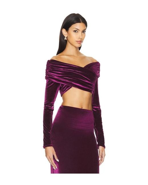 Maygel Coronel Purple Lido Top