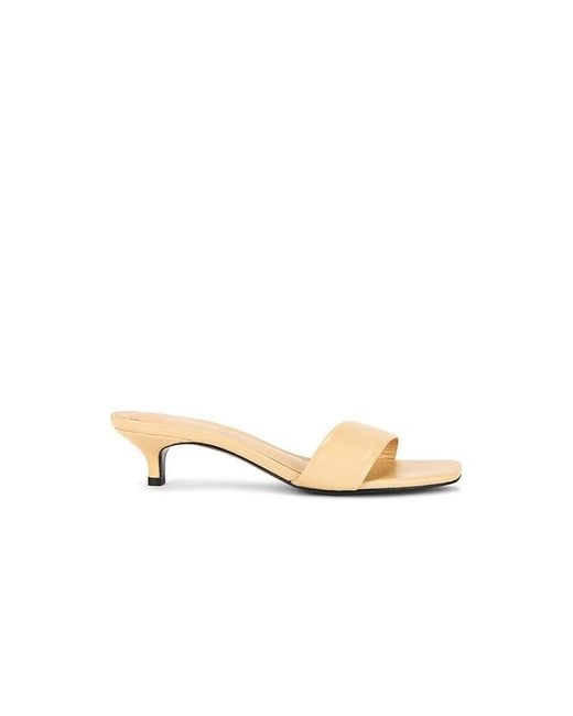 Black Suede Studio White Avery 35 Mule