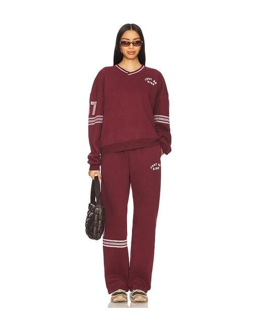 The Mayfair Group Red Just Be Fucking Kind Sweatpants