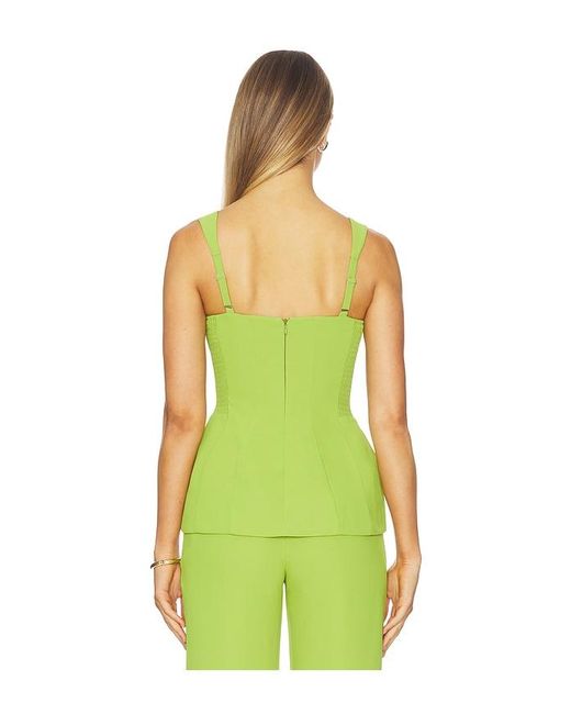Amanda Uprichard Green Andreina Top