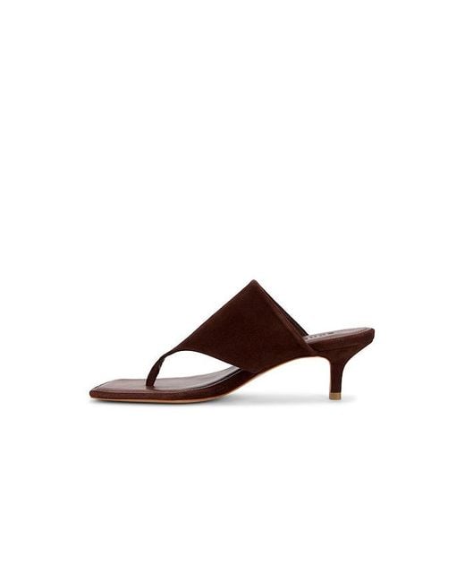SCHUTZ SHOES Brown Sage Mid Stiletto Sandal