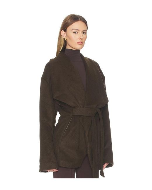 SNDY'S Brown Tiarne Wool Jacket