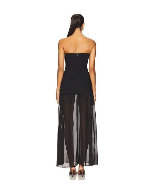 Amanda Uprichard Black X Revolve Linda Dress