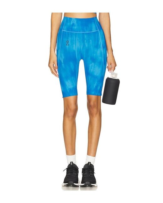 On Shoes Blue Studio Short Tights
