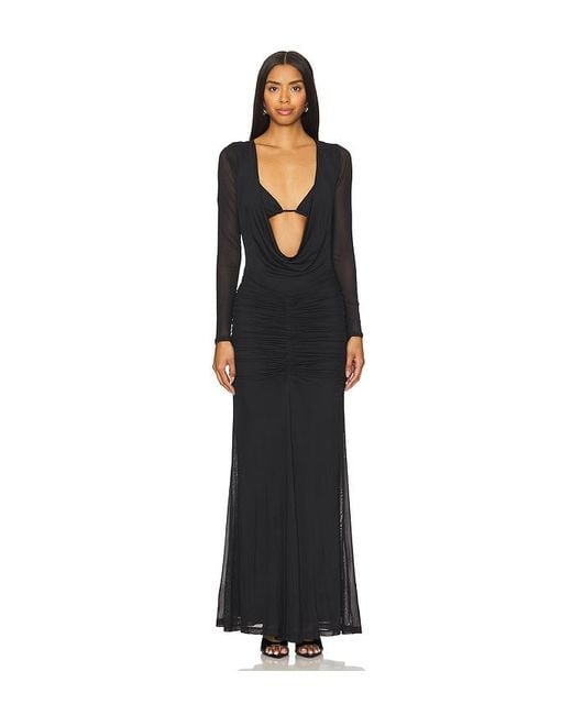 AFRM Black Kleid Orla