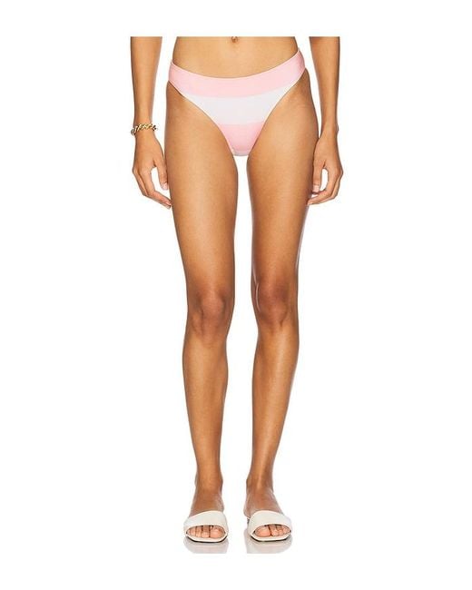 Solid & Striped White The Bella Bottom (Reversible)