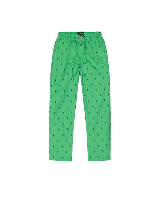 Polo Ralph Lauren Green Polo Pony Pajama Pant for men