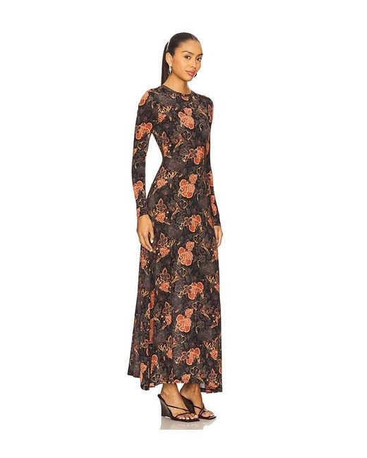 Ulla Johnson White Amari Jersey Long Sleeve Dress