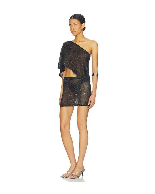superdown Black Charlena Skirt Set