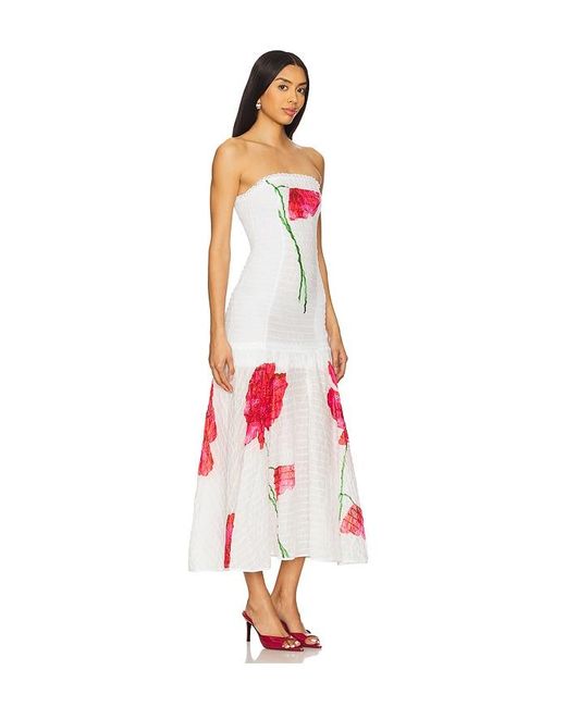 Charo Ruiz Red Langes Kleid Opal