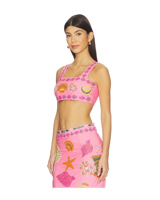 Oceanus Pink New York Top