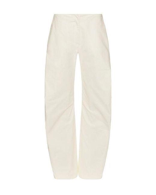 HAELO White Pull On Twist Pant