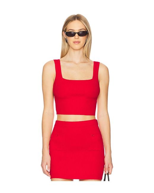 Bardot Red Stricktop Sarita