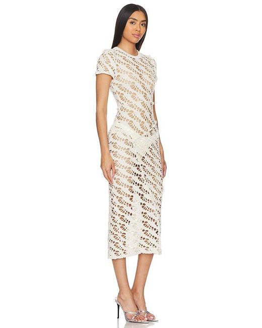 h:ours Natural Nyx Midi Dress