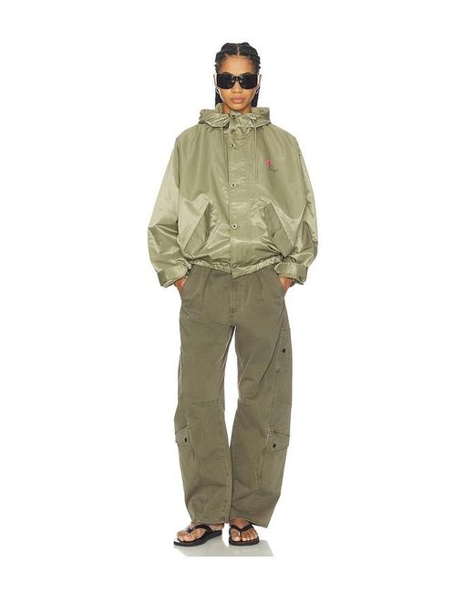 KENZO Green Tulip Windbreaker