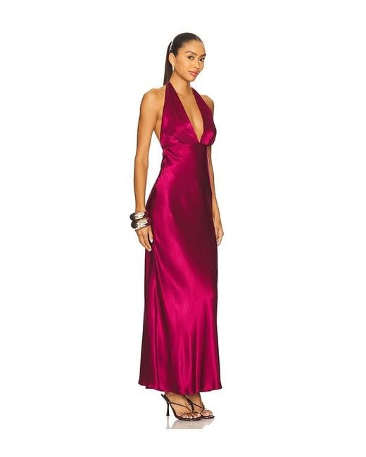 SNDY'S Red Leslie Maxi Dress